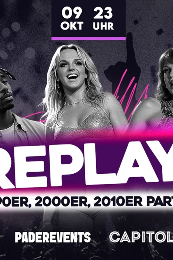 Event image: REPLAY – 90ER, 2000ER, 2010ER PARTY