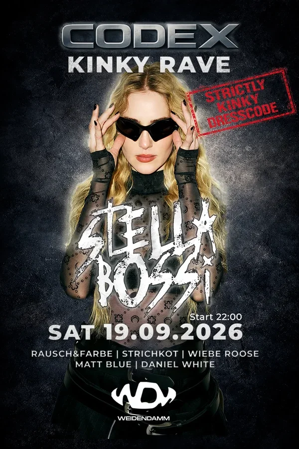 Event image: CODEX Kinky Rave x STELLA BOSSI