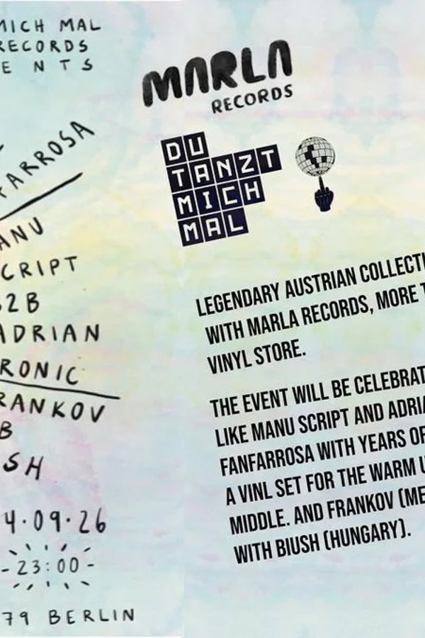 Event-Bild: Du Tanzt Mich Mal X Marla Records