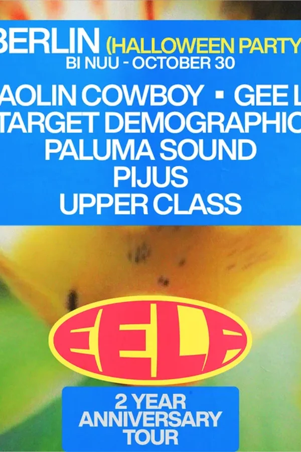 Event-Bild: EELF Presents - Berlin (Halloween Party): Target Demographic, Shaolin Cowboy, GEE LEE + TBA