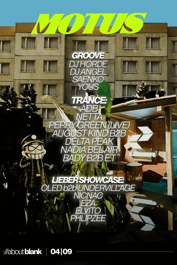 Event-Bild: Motus x LOCOMOTIVA x LIEBER with DJ Angel, ADB, DJ HÖRDE