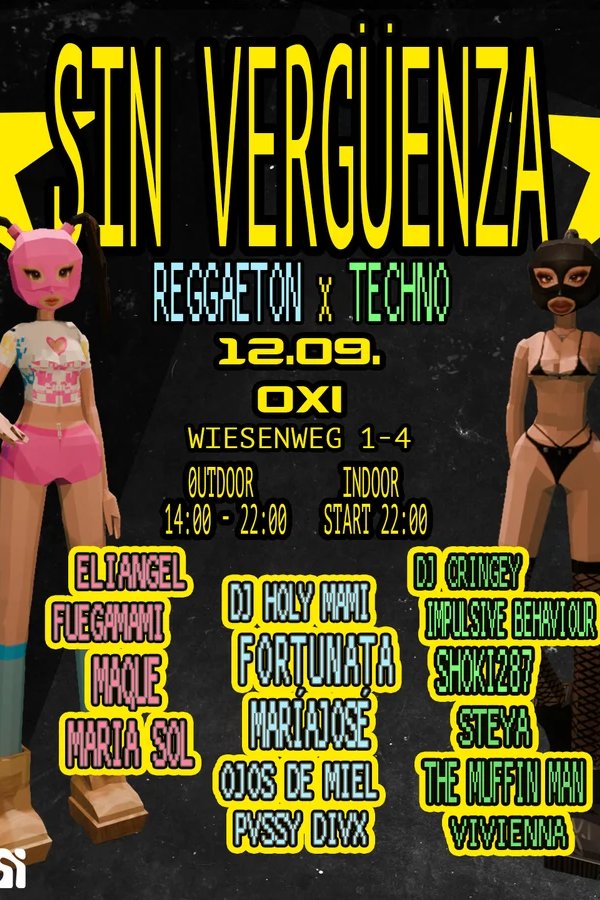 Event-Bild: SIN VERGÜENZA [OPEN AIR + INDOOR]