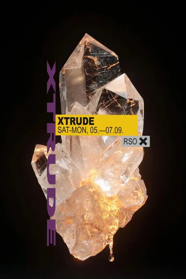Event-Bild: XTRUDE w/ Alexander Kowalski, Justine Perry, Philippa Pacho, Benjamin Damage and BADSISTA
