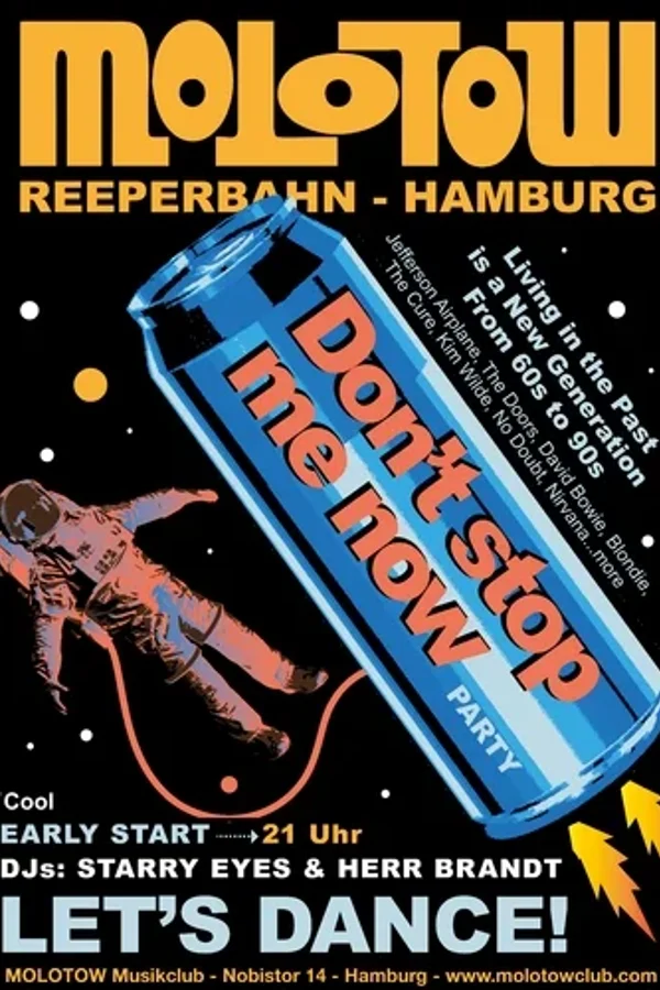 Event: HALLOWEEN - DON'T STOP ME NOW - From 60s to 90s - Early Start 21 h Event-Bild: HALLOWEEN - DON'T STOP ME NOW - From 60s to 90s - Early Start 21 h