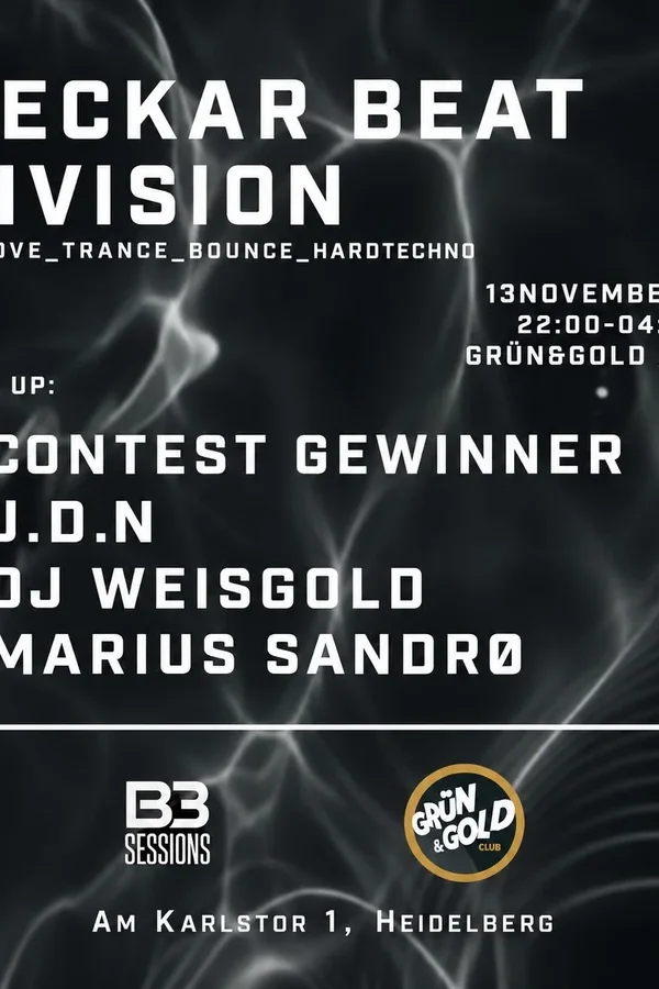 Event: B3 Session // Neckar Beat Division Event-Bild: B3 Session // Neckar Beat Division
