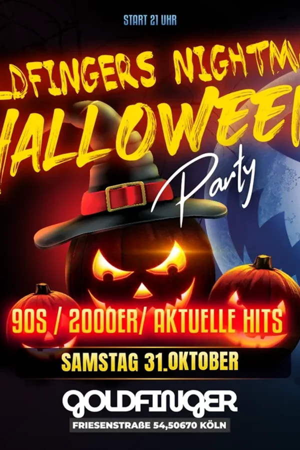Event: 🎃 𝗚𝗼𝗹𝗱𝗳𝗶𝗻𝗴𝗲𝗿𝘀 𝗡𝗶𝗴𝗵𝘁𝗺𝗮𝗿𝗲 – 𝗗𝗶𝗲 𝗛𝗮𝗹𝗹𝗼𝘄𝗲𝗲𝗻-𝗣𝗮𝗿𝘁𝘆 𝟮𝟬𝟮𝟲 👻 Event image: 🎃 𝗚𝗼𝗹𝗱𝗳𝗶𝗻𝗴𝗲𝗿𝘀 𝗡𝗶𝗴𝗵𝘁𝗺𝗮𝗿𝗲 – 𝗗𝗶𝗲 𝗛𝗮𝗹𝗹𝗼𝘄𝗲𝗲𝗻-𝗣𝗮𝗿𝘁𝘆 𝟮𝟬𝟮𝟲 👻