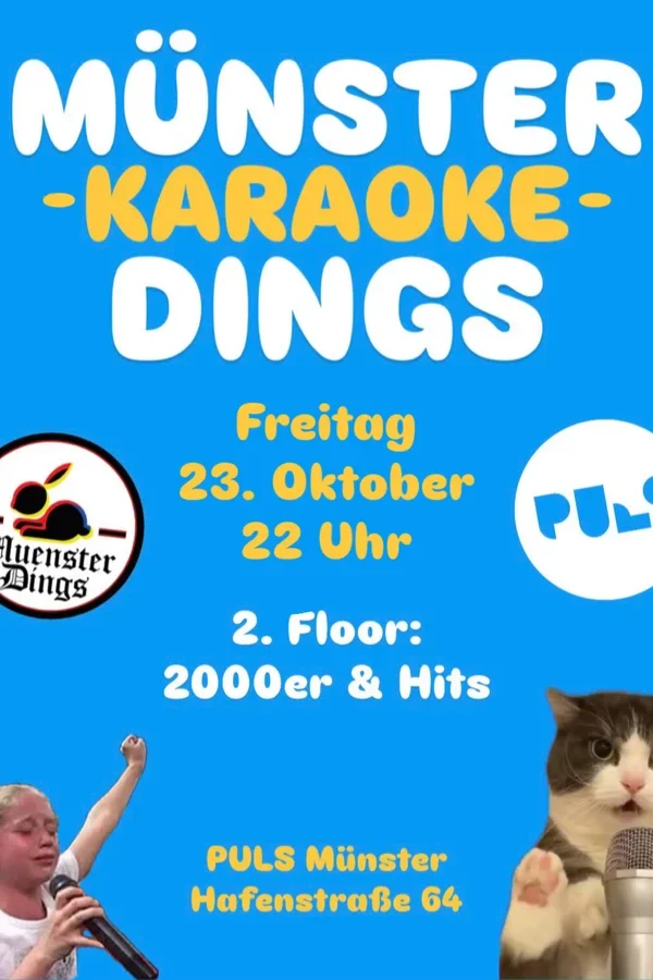 Event: KARAOKE DINGS 2ND FLOOR – 2000ER & HITS Event-Bild: KARAOKE DINGS 2ND FLOOR – 2000ER & HITS