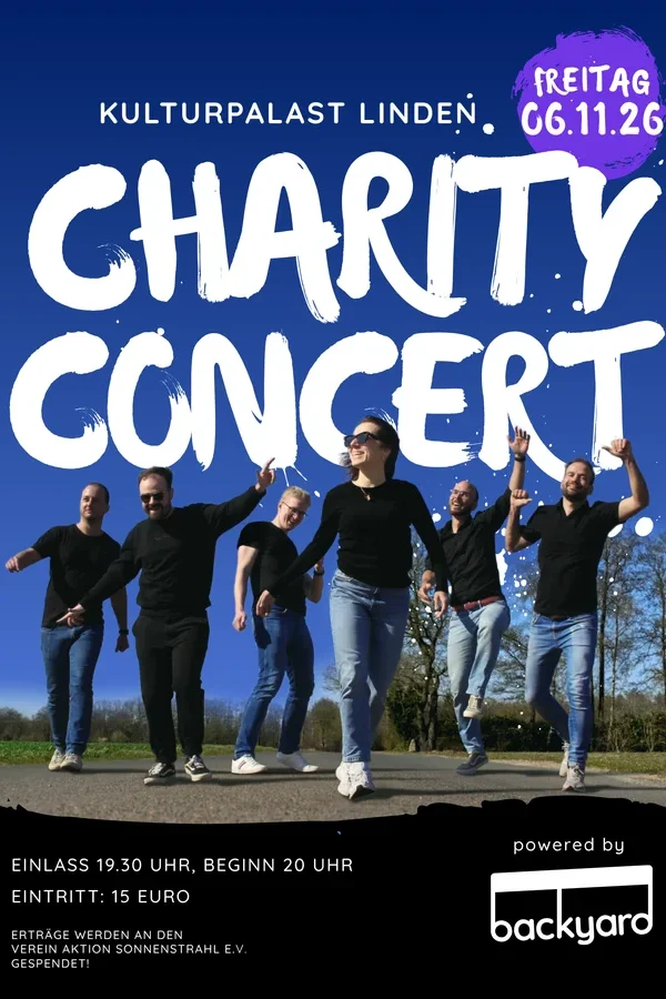Event-Bild: BACKYARD LIVE IM KULTURPALAST – CHARITY KONZERT