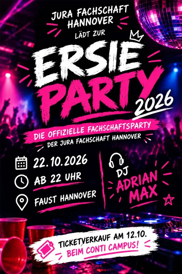 Event-Bild: Ersie-Party 2026