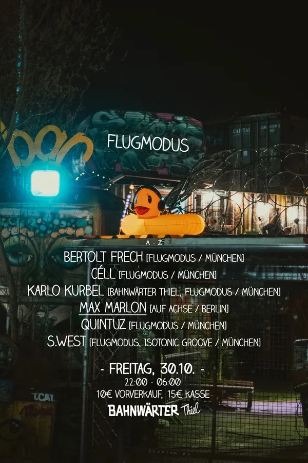 Event: Flugmodus mit Max Marlon Event image: Flugmodus mit Max Marlon