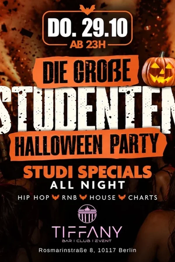 Event: HALLOWEEN PARTY HALLOWEEN STUDENTEN PARTY Event image: HALLOWEEN PARTY HALLOWEEN STUDENTEN PARTY