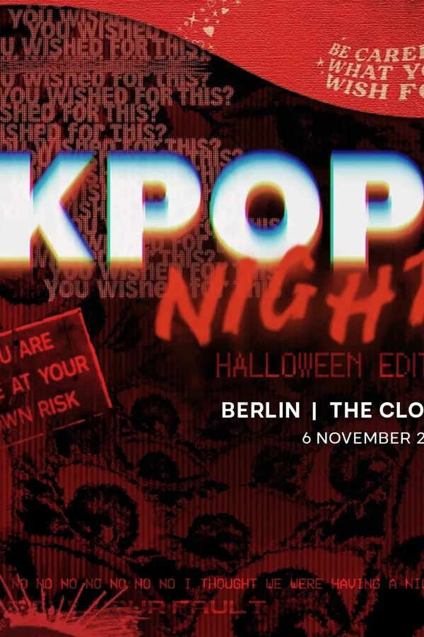 Event image: OfficialKEvents | BERLIN: KPOP & KHIPHOP Night in November – 🎃HALLOWEEN EDITION🎃