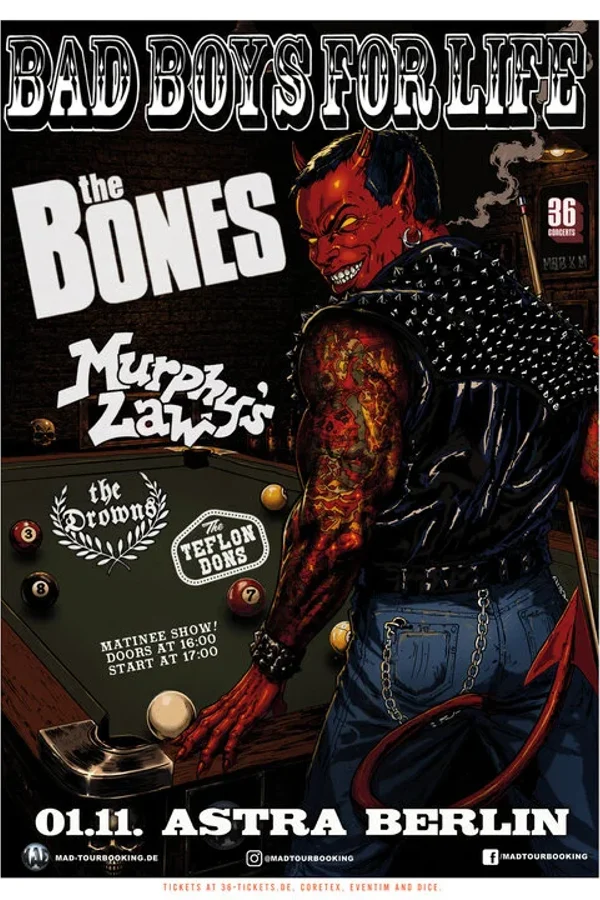 Event-Bild: THE BONES + MURPHY'S LAW