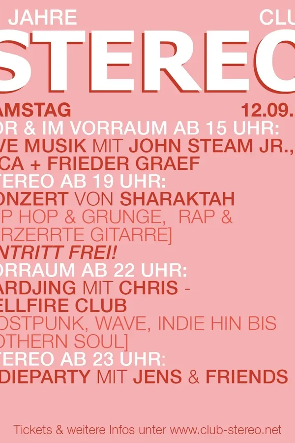 Event-Bild: 21 Jahre Stereo – Samstag
