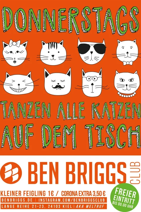 Event-Bild: ✪ DONNERSTAGS ✪ TANZEN ALLE KATZEN AUF DEM TISCH ✪