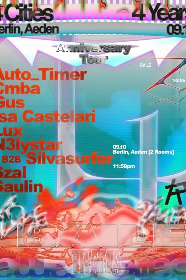 Event image: BAILE TRAMA 4TH ANNIVERSARY