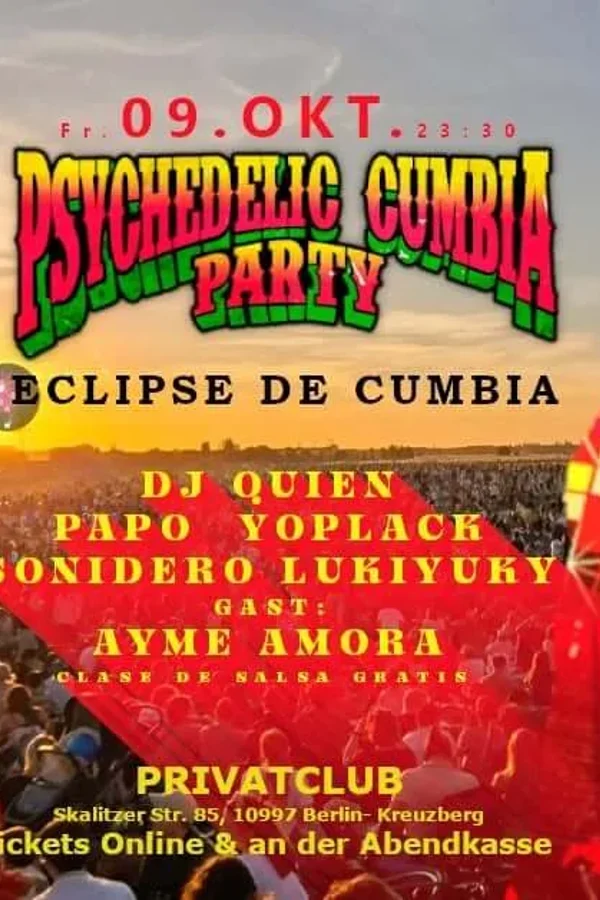 Event-Bild: Psychedelic Cumbia Party - Berlins originale Latin Cumbia Party