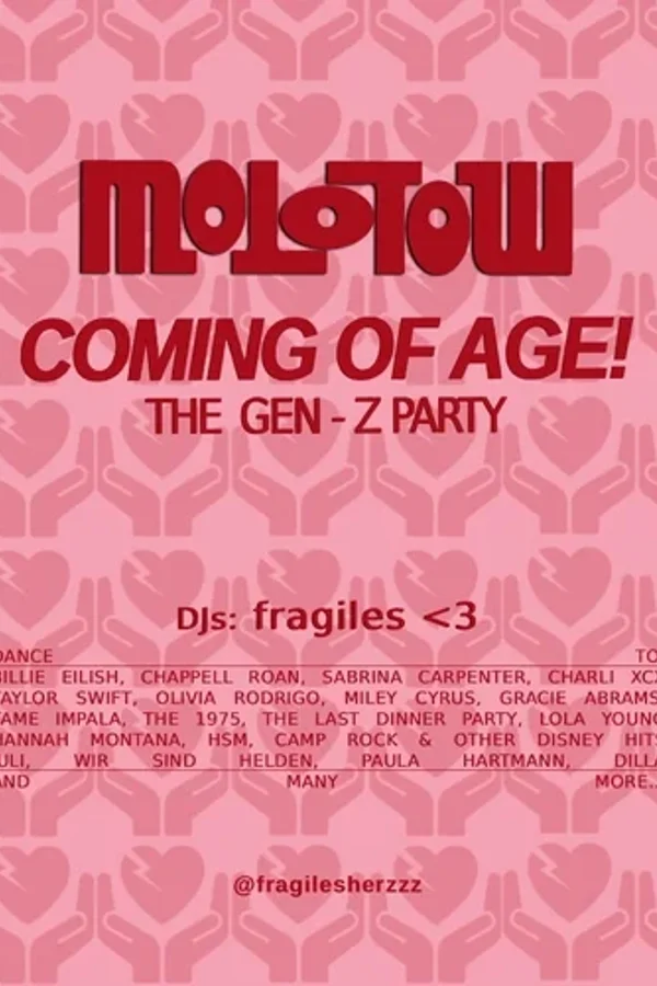 Event-Bild: COMING OF AGE! (GEN-Z PARTY)