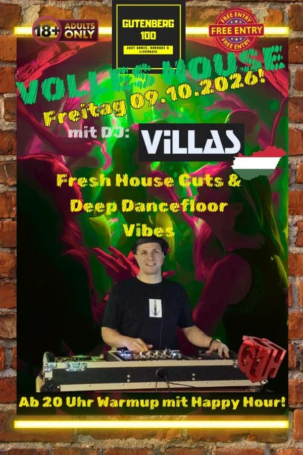 Event image: Volles House mit DJ VILLAS