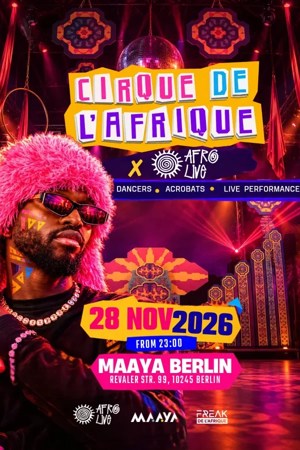 Event image: Cirque de l'Afrique x Afro Life & Heaven Sam