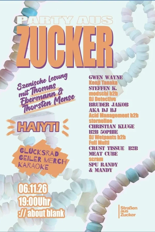 Event: Party aus ZUCKER Event-Bild: Party aus ZUCKER