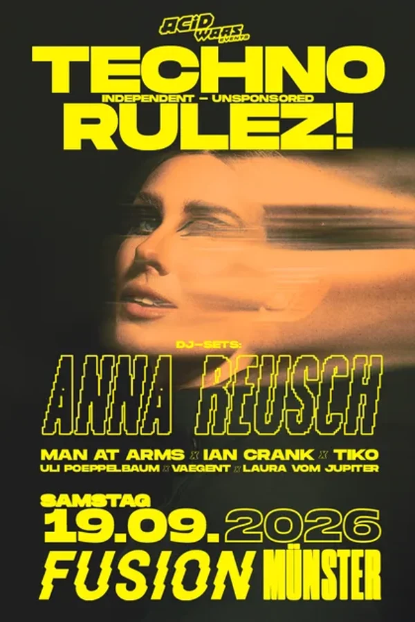 Event-Bild: Techno Rulez! pres. Anna Reusch