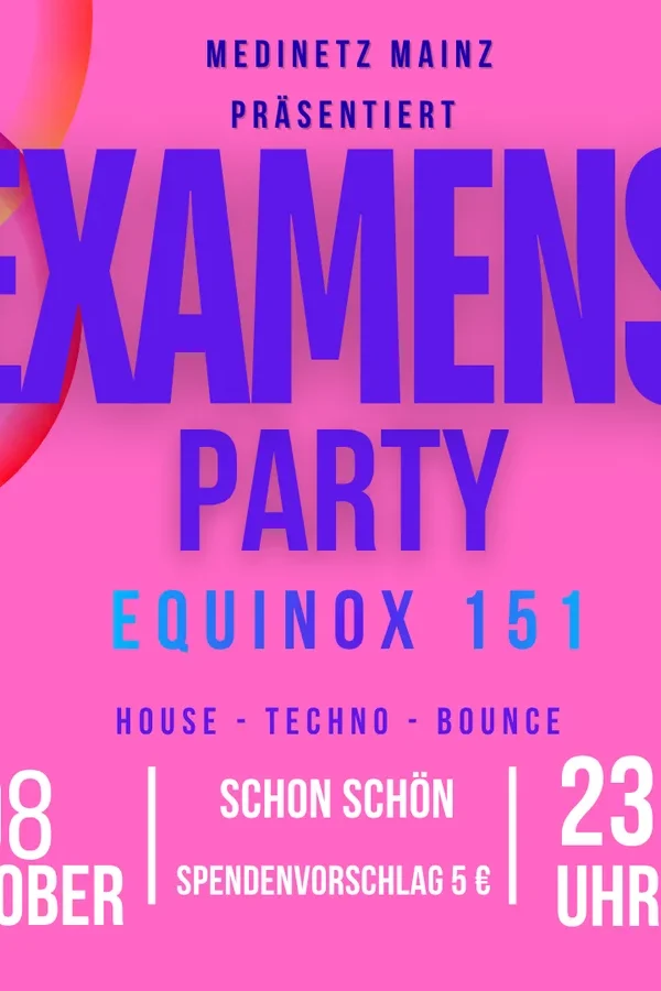 Event-Bild: Medinetz-Examens-Party