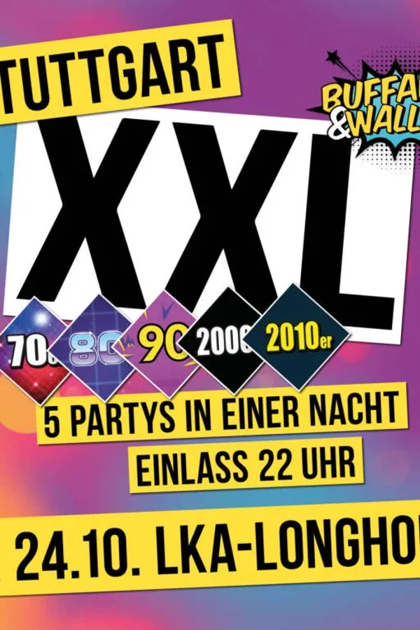 Event image: Stuttgart XXL – 5 Partys in einer Nacht