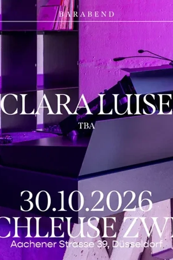 Event: Barabend mit DJ-Set – Clara Luise Event image: Barabend mit DJ-Set – Clara Luise