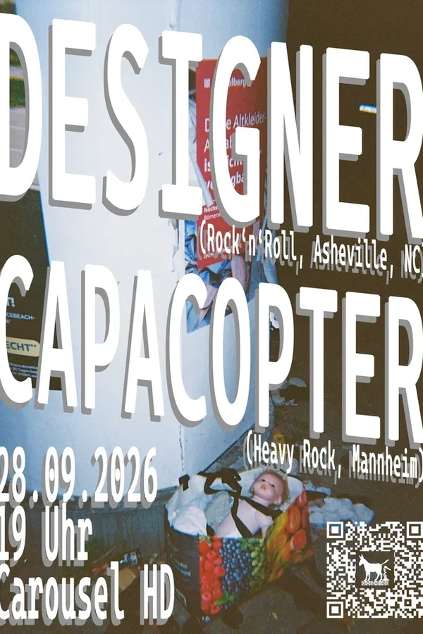 Event image: Designer (Rock'n'Roll) & Capacopter (Heavy Rock)