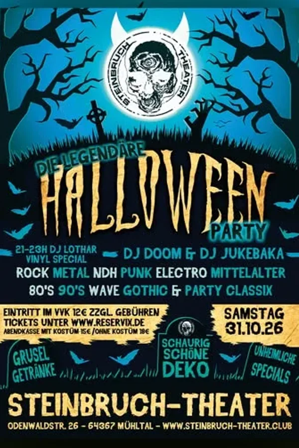 Event-Bild: Die Legendäre Halloween Party 2026