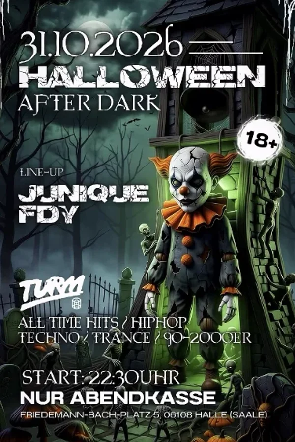 Event image: HALLOWEEN AFTER DARK – 18+