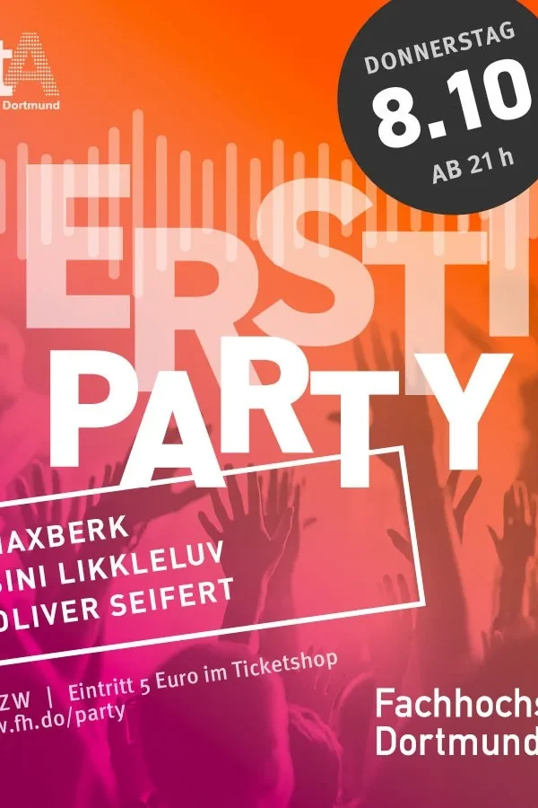 Event-Bild: ERSTI Party – Willkommen an der Fachhochschule Dortmund