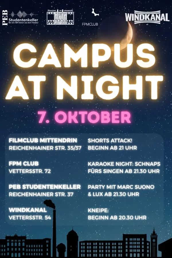 Event: Campus at Night Event-Bild: Campus at Night