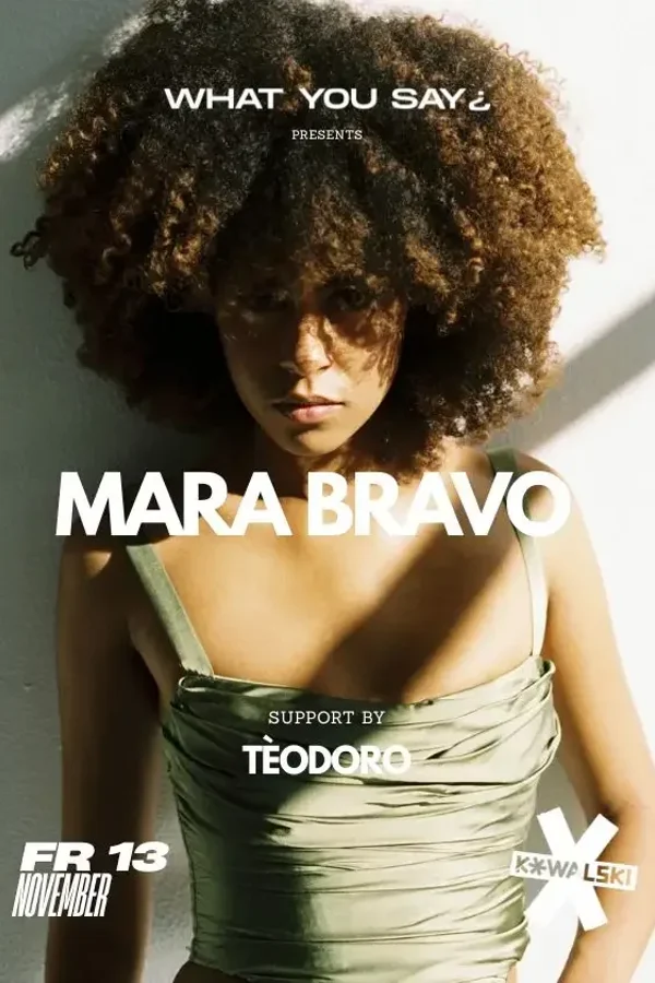 Event: WYS¿ presents MARA BRAVO Event-Bild: WYS¿ presents MARA BRAVO