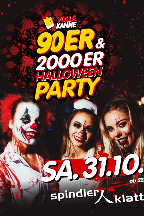 Event-Bild: Volle Kanne 90er und 2000er - Halloween Party 