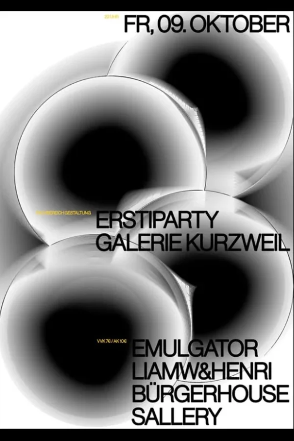 Event: Erstiparty Galerie Kurzweil Event-Bild: Erstiparty Galerie Kurzweil