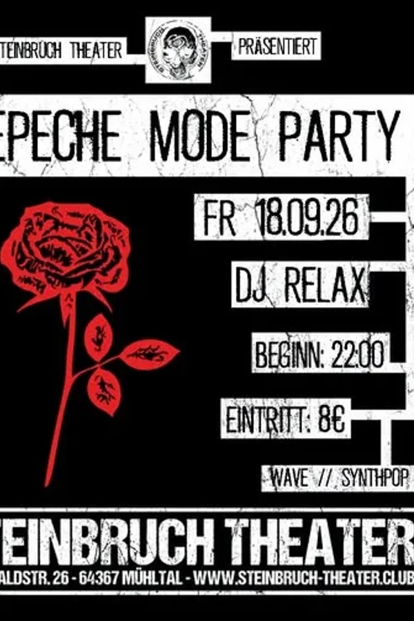 Event: Depeche Mode Party Event image: Depeche Mode Party