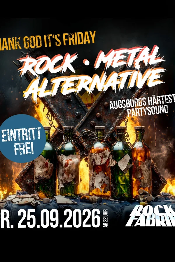 Event image: ROCK x METAL x ALTERNATIVE FRIDAY