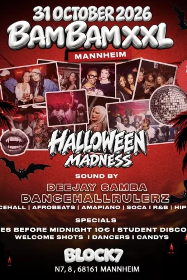 Event-Bild: BAMBAM XXL – HALLOWEEN MADNESS
