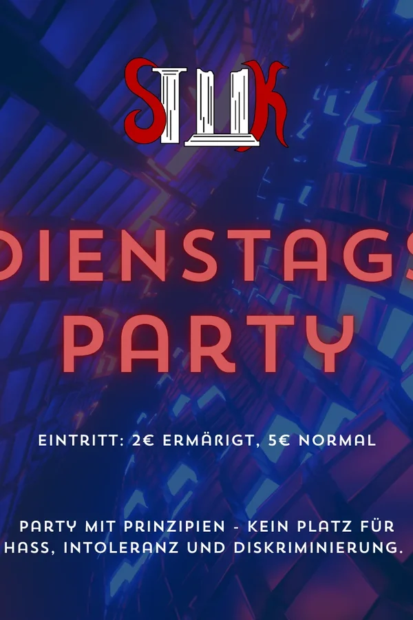 Event: Dienstagsparty Event image: Dienstagsparty