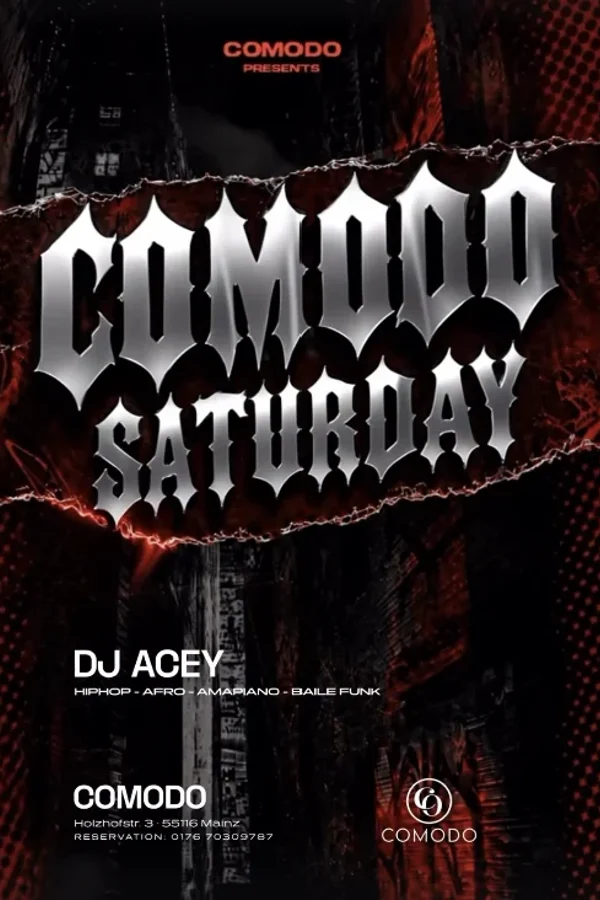 Event image: Comodo Saturday