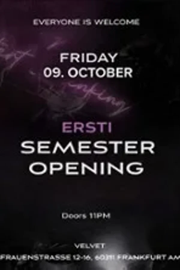 Event: Ersti Semester Opening Party Event-Bild: Ersti Semester Opening Party