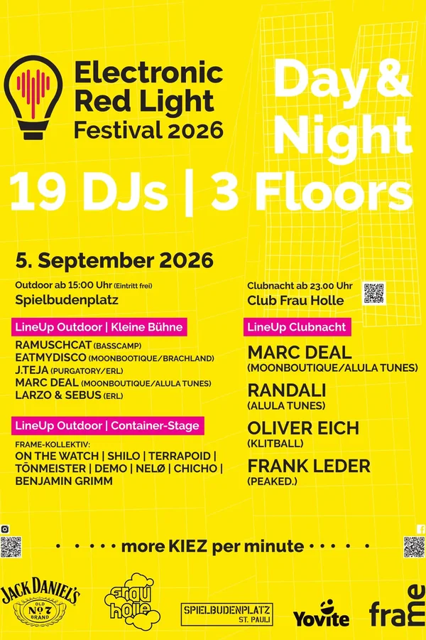 Event-Bild: 'Electronic Redlight Festival' Open Air & Indoor