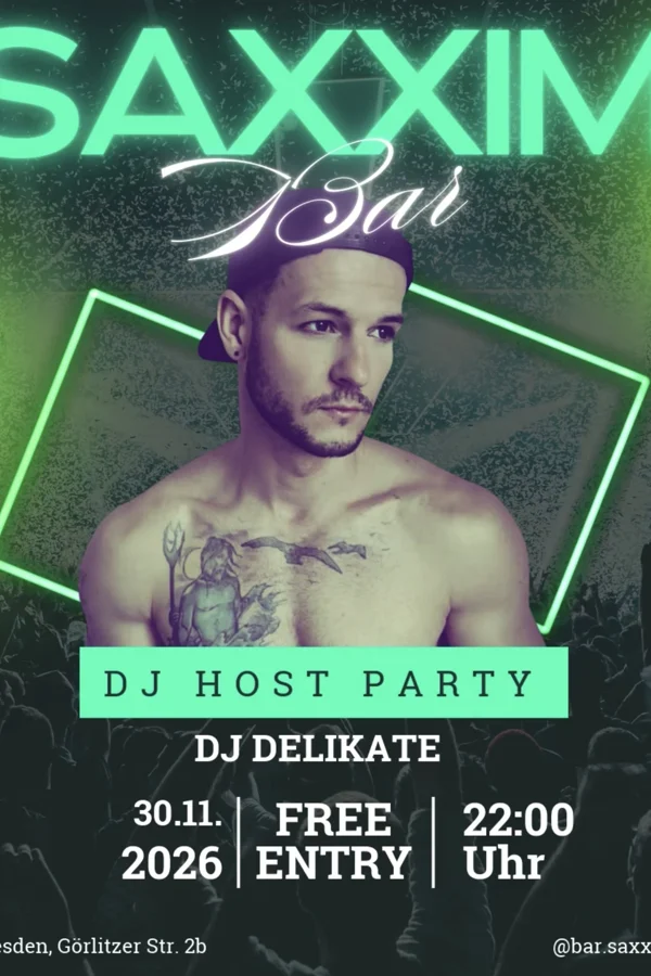 Event-Bild: 🎧 DJ Delikate ist zu Gast in der Bar Saxxim!