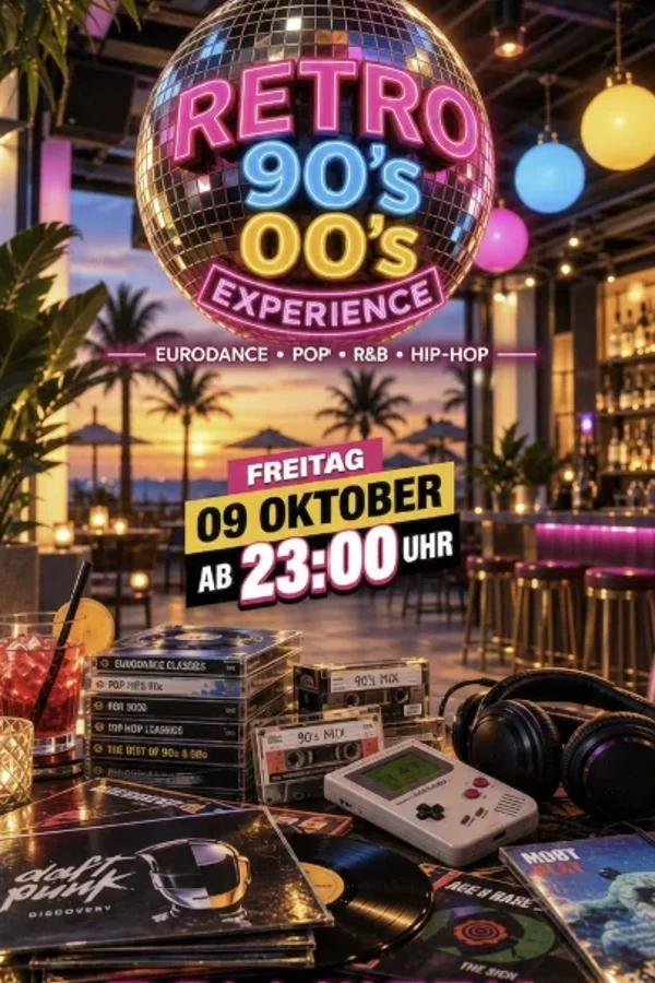 Event image: RETRO EXPERIENCE – 90’s & 00’s