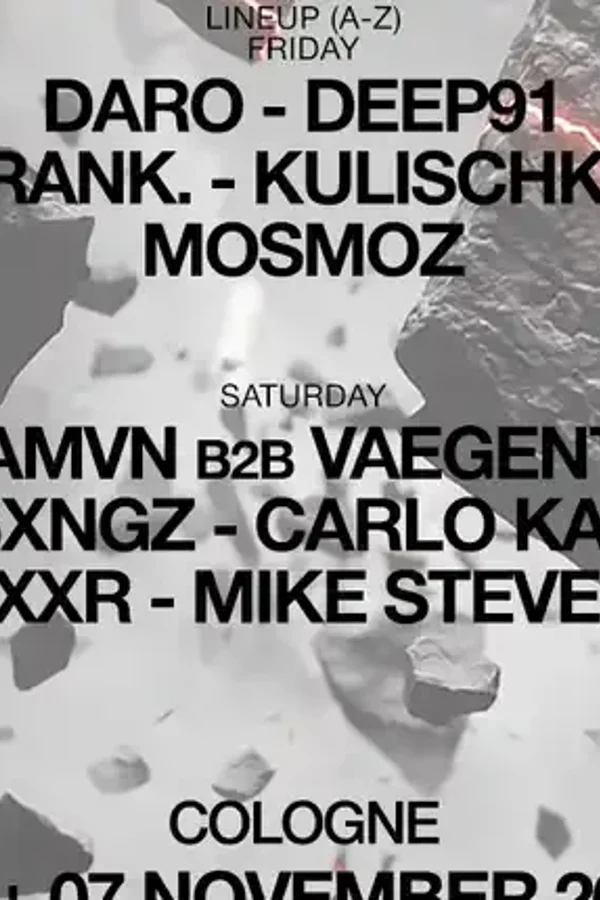 Event-Bild: WEEKENDER with MOSMOZ, MIXXR, KRANK. uvm