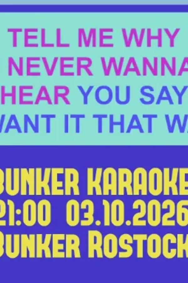 Event-Bild: Bunker Karaoke