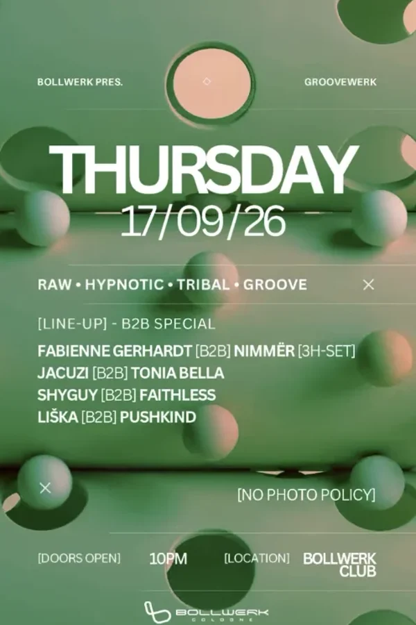 Event: GROOVEWERK — THE BEGINNING Event-Bild: GROOVEWERK — THE BEGINNING