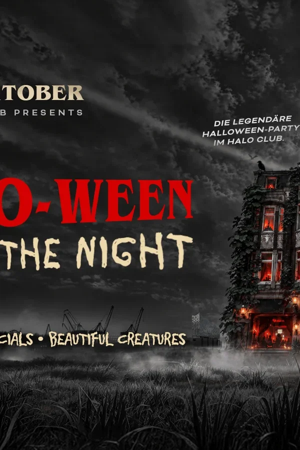 Event: HALO-WEEN 2026 - Creatures Of The Night @ HALO Club Event-Bild: HALO-WEEN 2026 - Creatures Of The Night @ HALO Club